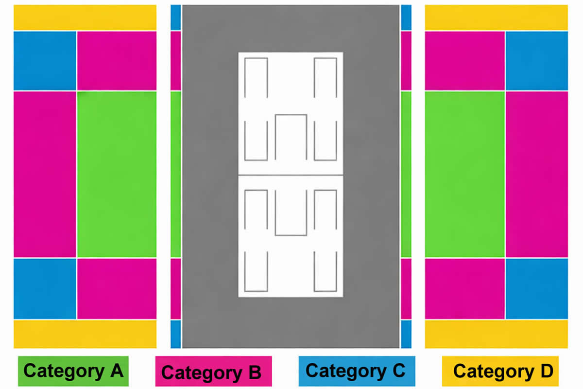 LA Convention Center Hall 1 seating plan