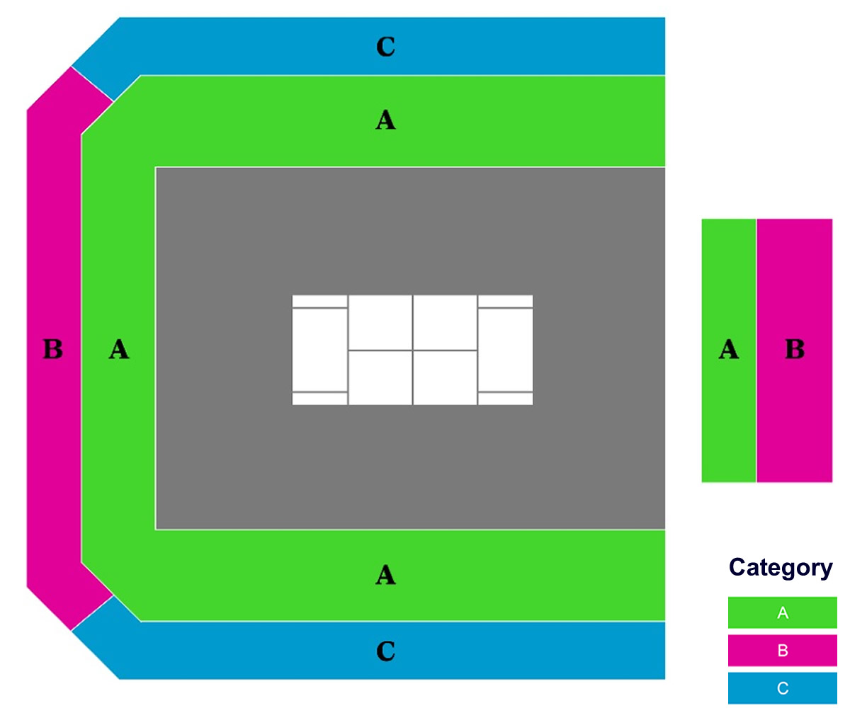 Carson Court 1 seating plan