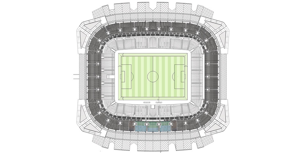 Arena de Pernambuco seating plan